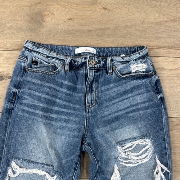 Kancan Ruby High Rise Distressed Boyfriend Jeans - Picture 7 of 16